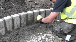 How to Lay Marshalls Cobbletech Driveway In Four Days [upl. by Aleahc]