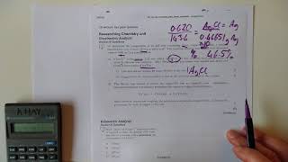 Advanced Higher Chemistry 31 Gravimetric Analysis amp Calculations [upl. by Kilan]