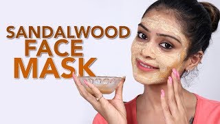 DIY Sandalwood Face Mask  Skincare Tutorial  Face Mask Tutorial  Foxy Makeup Tutorials [upl. by Bbor]