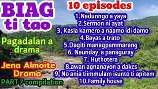 PART 7 compilation BIAG TI TAO PAGADALAN a drama ilocano Jena Almoite Drama [upl. by Tyler779]