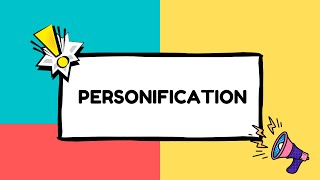 What is personification  Literary Devices  Figurative Language [upl. by Hicks]