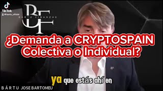 PREGUNTA DE ELUSIÓN FISCAL Y LA DEMANDA A CRYPTOSPAIN ¿Demanda Colectiva o Demanda Individual [upl. by Nehtanhoj]