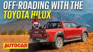 2023 Toyota Hilux review  Offroading with the Hilux  Drive  Autocar India [upl. by Jac]