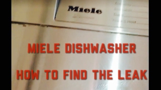 Miele Dishwasher  Leaking  How To Find The Leak [upl. by Clemen]