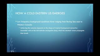 Knowledge Exchange Webcast featuring Dr Paul Roundy to discuss the ingredients for a cold winter [upl. by Onivla]