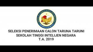 STIN 2019  SEKOLAH TINGGI INTELIJEN NEGARA [upl. by Einhapets363]