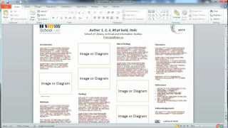 How to Design a Research Poster 3 Editing the iSchool PowerPoint Template [upl. by Still]