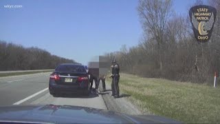 Dashcam video shows how trooper saved human trafficking victim during traffic stop [upl. by Ardnaxila]