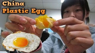 CHINA PLASTIC EGG  China Made Artificial Plastic Egg  How to Identify Fake Chinese Eggs [upl. by Zacek]