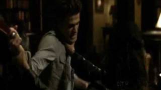 The Vampire Diaries S01E16  Damon fights to help Stefan [upl. by Esinet]