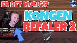 KONGEN BEFALER ER SÅ GØY😂🤣 5K seere på stream 2 [upl. by Enirhtak]