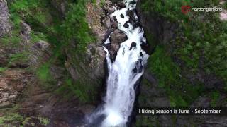 Hiking to Vøringsfossen waterfall in Norway [upl. by Odranoel295]