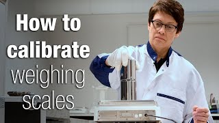 How to calibrate weighing scales [upl. by Liatrice33]