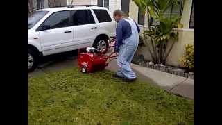 Core aeration of St Augustine lawn [upl. by Halpern803]