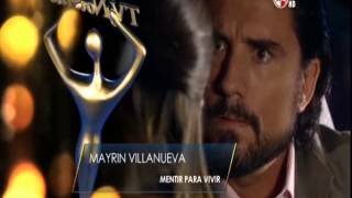 Marisol del Olmo y Arturo Peniche entregan premio a Mejor Actriz Protagonista en Premios TVyNovelas [upl. by Kciremed909]