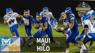 SL Replay  Maui vs Hilo HHSAA D1 Football Semifinal Nov 4 2017 [upl. by Clarissa]