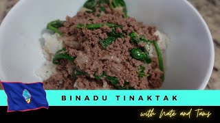 How to make Binadu Tinaktak  Tenderized ground venison with coconut milk [upl. by Annayt1]