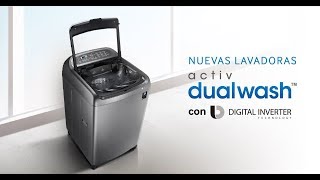 Especificaciones de lavadora samsung Activ DualWash [upl. by Assele]