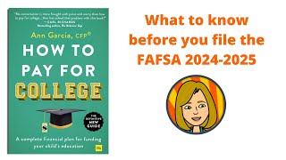 What to Know Before You File the FAFSA [upl. by Curry]