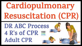 CPR Cardiopulmonary Resuscitation in Hindi  DR ABC Process  4 Rs of CPR  Adult CPR  CPR [upl. by Sivla]