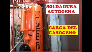 AUTÓGENA COMO CARGAR CARBURO [upl. by Ybanrab]