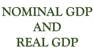 REAL GDP AND NOMINAL GDP in Malayalam [upl. by Minabe]