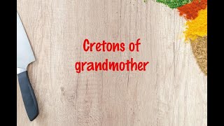 How to cook  Cretons of grandmother [upl. by Aisnetroh712]