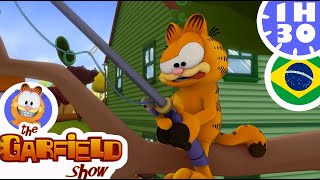 😹 Compilação de episódios do Garfield 😹  O Show do Garfield [upl. by Aidahs]