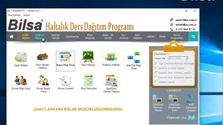 BİLSA DERS PROGRAMI [upl. by Lepp]