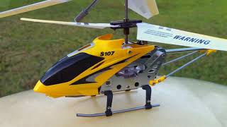 Mini helicopter Syma S107 repair closeup [upl. by Konyn]