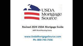 2024 USDA Loan Guide  New Income Limits Loan Limits [upl. by Silvia]