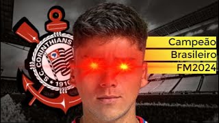 Eu ganhei o Brasileirão no Football Manager 2024 [upl. by Anaitat]