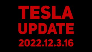 tesla Software Update 202212316 [upl. by Ecineg]