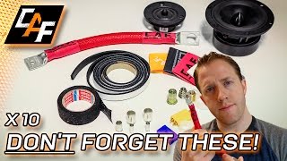 Installing Car Audio 10 CHEAP things to have FOR EVERY BUILD [upl. by Toma]