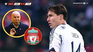 Federico Chiesa vs Ukraine  LIVERPOOL TARGET  All Skills 🔴🔴 [upl. by Launam]