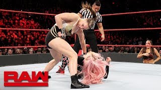 Ronda Rousey vs Liv Morgan Raw Feb 4 2019 [upl. by Ecinom]