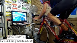 I am actually training for a middle distance triathlon  Swim Bike Run Stu [upl. by Dalohcin]