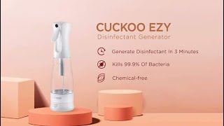 CUCKOO EZY  DIY Disinfectant Generator [upl. by Ingraham471]