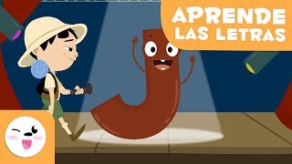 Aprende la letra J con Jing el explorador El abecedario [upl. by Soll]