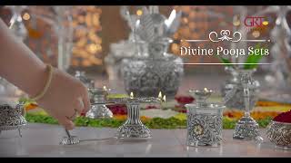 GRT Jewellers  Silver Article Collections  Divine Pooja Sets 15 sec [upl. by Sirroned]