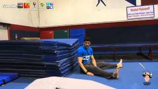 BACK HANDSPRING Proper jump drills PART 2 of 5 [upl. by Tnecniv]