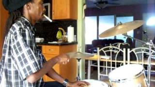 Squidly Cole plays the drums for the camara in miami [upl. by Pettiford757]