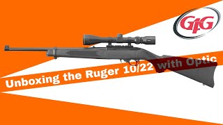 Unboxing the Ruger 1022 wOptic [upl. by Enneirdna863]