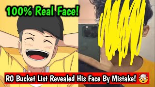 RG Bucket List Face Reveal 🤯  Rg bucket list revealed his face by mistake on Instagram 🔥 [upl. by Aztiray154]