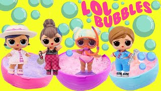 LOL Surprise Bubble Surprise Dolls Crafts for Kids [upl. by Llenreb605]