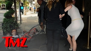 Nicole Kidman MOWED DOWN by Jerk on Bicycle  TMZ [upl. by Attiuqal377]