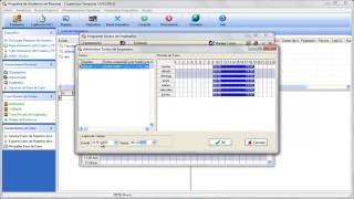 ZK Software asignación de Horarios y Turnos a los empleados [upl. by Rossen]