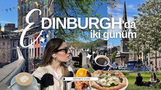 edinburgh vlog 💌 mini tatilim şehir turu neler yedim vize başvurusu 💖🌞✈️ [upl. by Alial783]