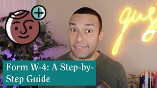 W4 Instructions A StepbyStep Guide to Filling Out a W4 Form  Part 3 of 6 [upl. by Misa]