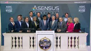 Asensus Surgical Inc NYSE American ASXC Rings The Opening Bell® [upl. by Irtak]